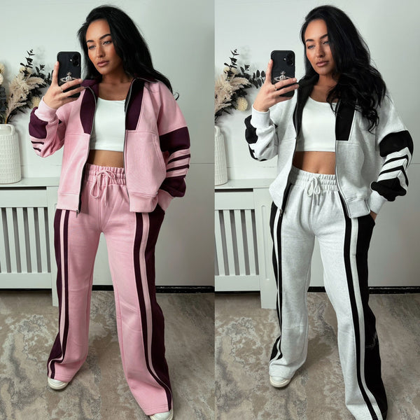 Rayna Contrast Straight Leg Tracksuit