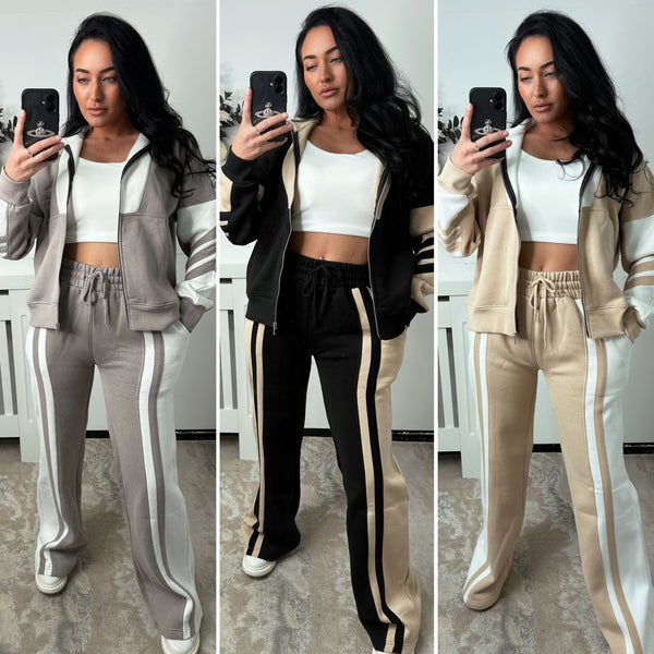 Rayna Contrast Straight Leg Tracksuit